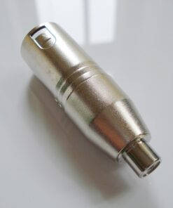 Adapter - XLR male - Cinch female