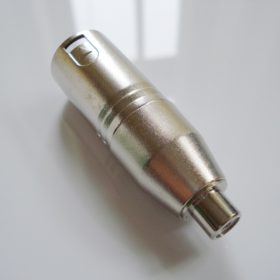 Adapter - XLR male - Cinch female