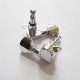 Mechaniken Kluson - 3L/3R - chrom (kleine deutsche Flügel)