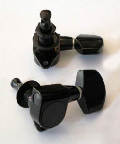 Mechaniken Schaller-Style - Standard 3L/3R - schwarz (große deutsche Flügel)