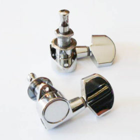 Mechaniken Schaller-Style - Standard 3L/3R - chrom (große deutsche Flügel)