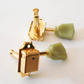 Mechaniken Kluson-Style - 3L/3R - gold (Tulpenflügel)