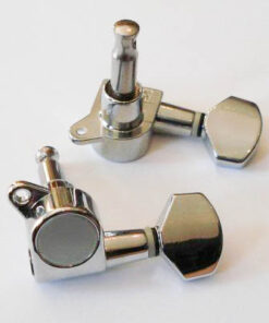 Mechaniken Schaller-Style - 6-in-line rechts - chrom (kleine deutsche Flügel)