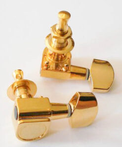 Mechaniken Schaller Style - 6-in-line links - gold (kleine deutsche Flügel)