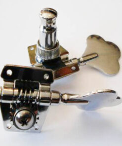 Mechaniken Bass - 4-in-line links - chrom