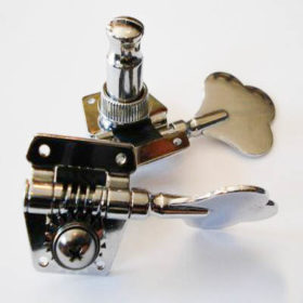 Mechaniken Bass - 4-in-line links - chrom