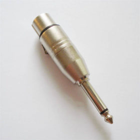 Adapter - XLR female - Klinke Mono