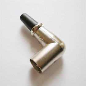 Winkel-Stecker - XLR male