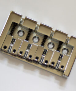Bass Brücke massiv 4 String - Chrom