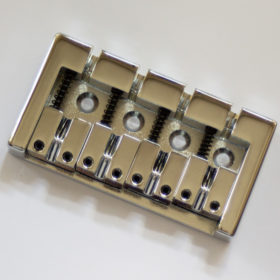 Bass Brücke massiv 4 String - Chrom