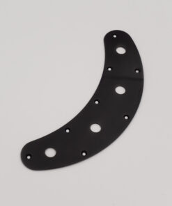 Banana Controlplate - Typ MM (Bass) - Stingray - Metall - Schwarz