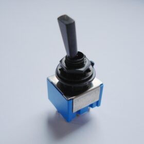 Splitt Schalter - Mini Switch - Metall - ON/ON -zwei Ebenen - 6 Pins - schwarz