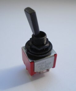 Splitt Schalter - Mini Switch - Metall - ON/ON - zwei Ebenen - 6 Pins