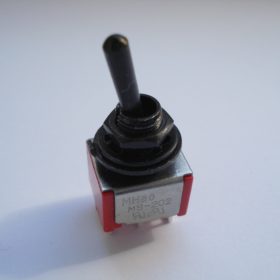 Splitt Switch - Mini Switch - Metall - ON/ON - zwei Ebenen - 6 Pins