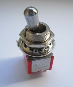 Splittschalter - Toggle - Metall - ON/ON - dreipolig - The little Big - chrome