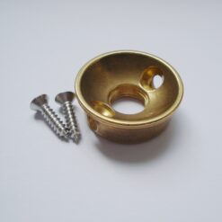 Buchsenblech - Output Cover Typ TC - Einschlagbuchse - Vintage Brass