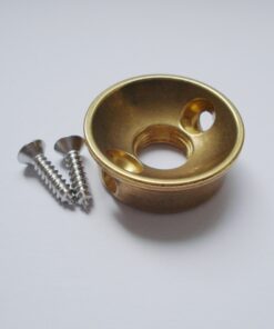 Buchsenblech - Output Cover Typ TC - Einschlagbuchse - Vintage Brass