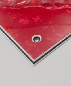 Pickguard Rohling - pearl rot