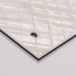 Pickguard Rohling - Pearl White Webbing