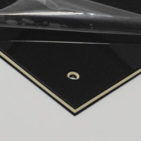 Pickguard Rohling - schwarz glanz 3ply - scs