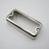 Pickup Cover / Pickupkappe - Minihumbucker TV-Jones Style / Filtertron - Offen - Nickel