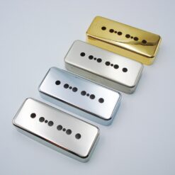 Pickupkappe - Soapbar Cover - P90 - Singlecoil mit Polelöchern - Nickel / Silver - 50mm