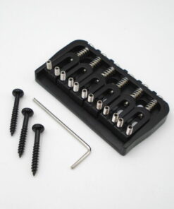 Non - Trem Bridge - schwarz - 6 Saiter