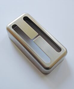 Pickup Cover - Neusilber Nickel / Pickupkappe - Minihumbucker TV-Jones Style - Vintage Antique