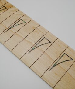 Fretboard - Maple - Griffbrett - Ahorn 647 mit Shark Fin Inlays Abalone small