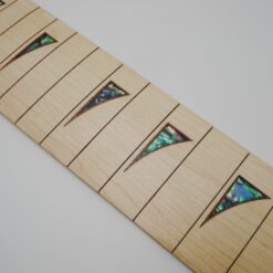 Fretboard - Maple - Griffbrett - Ahorn 647 mit Shark Fin Inlays Abalone & Wood