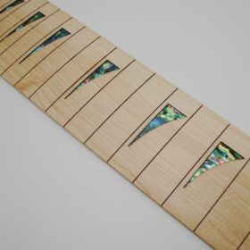Fretboard - Maple - Griffbrett - Ahorn 647 mit Shark Fin Inlays Abalone