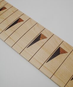 Fretboard - Maple - Griffbrett - Ahorn 647 mit geomatric Wood Shark Fin Inlays